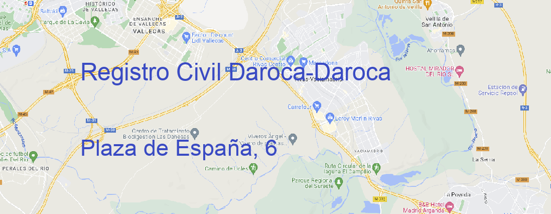 Oficina Registro Civil Daroca Daroca